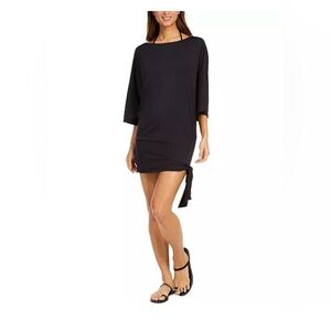 NWT MICHAEL Michael Kors Side-Tie Swim Cover-Up Large